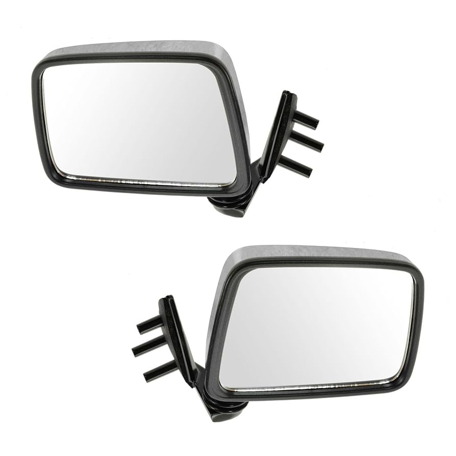 Amazon.com: Replacement Chrome Manual Side View Mirrors Set